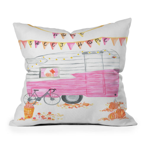 Dash and Ash HomeSweetShasta Throw Pillow