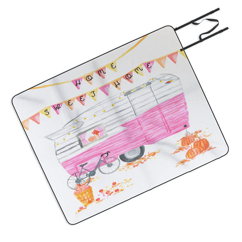 Dash and Ash HomeSweetShasta Picnic Blanket