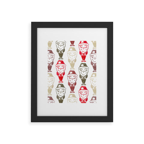 Dash and Ash I break for cookies Framed Art Print