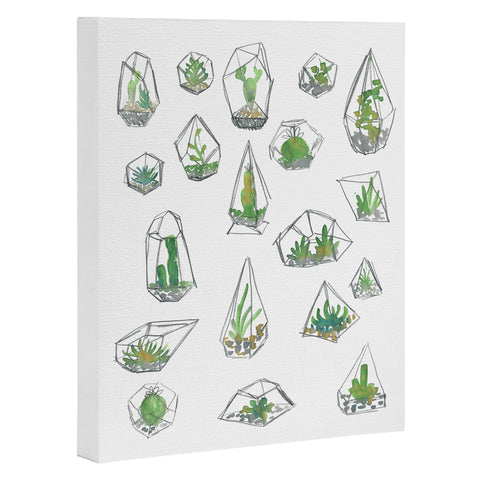 Dash and Ash I like Plants Art Canvas