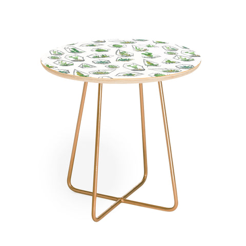 Dash and Ash I like Plants Round Side Table