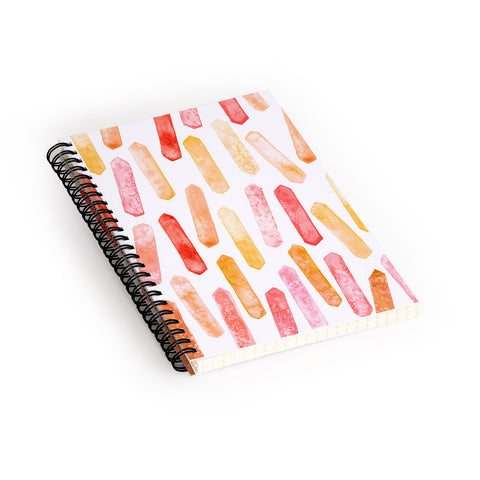 Dash and Ash Imperial Topaz Spiral Notebook