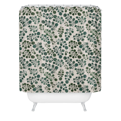 Dash and Ash Jades Shower Curtain