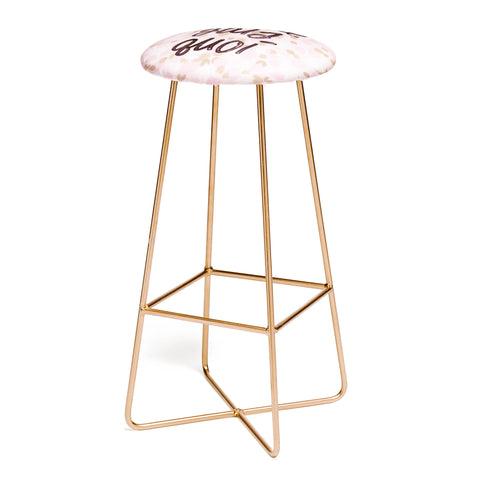 Dash and Ash Je ne sais quoi Pink Bar Stool