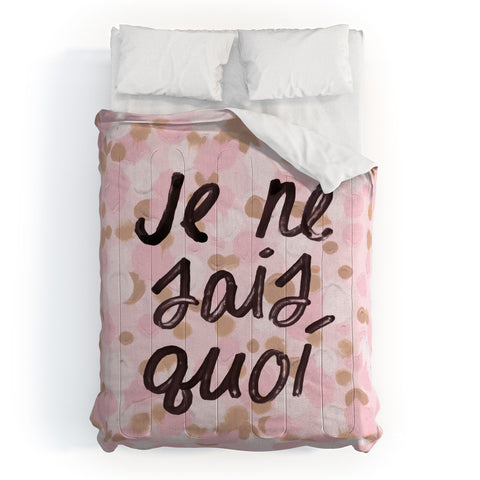 Dash and Ash Je ne sais quoi Pink Comforter