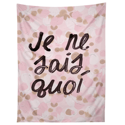 Dash and Ash Je ne sais quoi Pink Tapestry