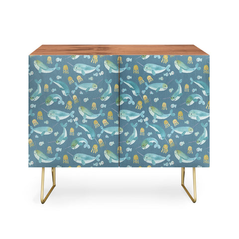 Dash and Ash Jelly Narwhal Credenza
