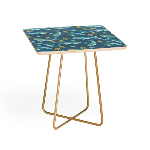 Dash and Ash Jelly Narwhal Side Table