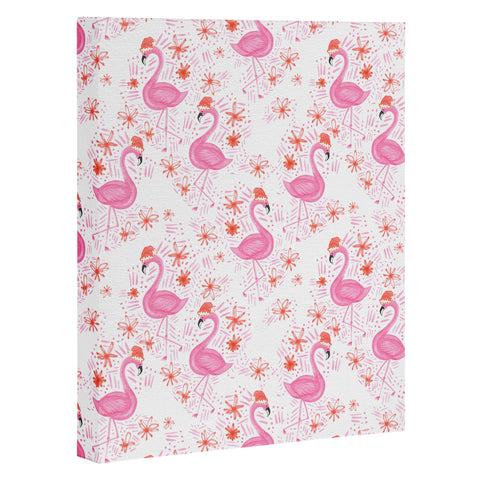 Dash and Ash Jolly Flamingo Art Canvas