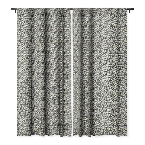 Dash and Ash Leopard Heart Blackout Window Curtain