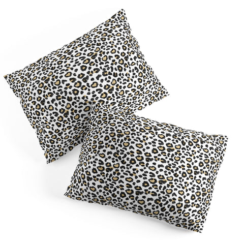 Dash and Ash Leopard Heart Pillow Shams