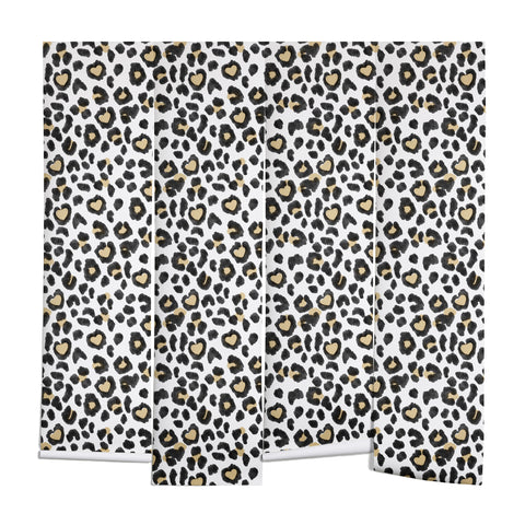 Dash and Ash Leopard Heart Wall Mural