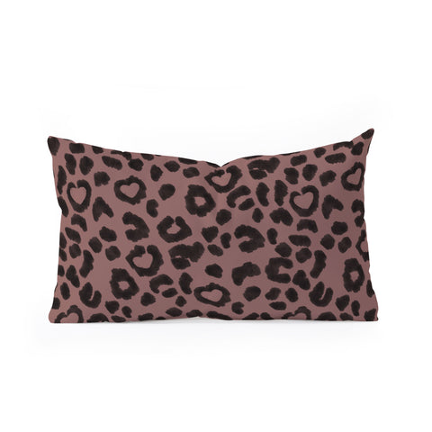 Dash and Ash Leopard Love Oblong Throw Pillow