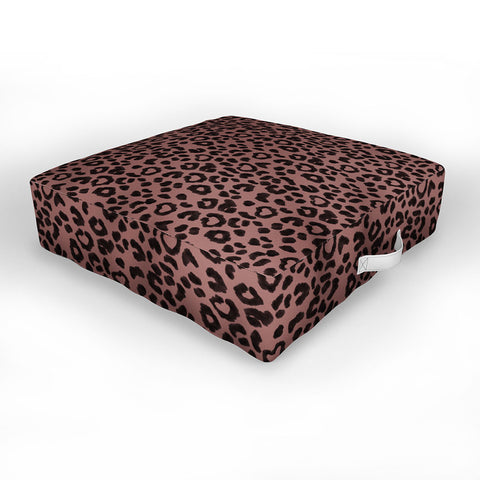 Dash and Ash Leopard Love Outdoor Floor Cushion