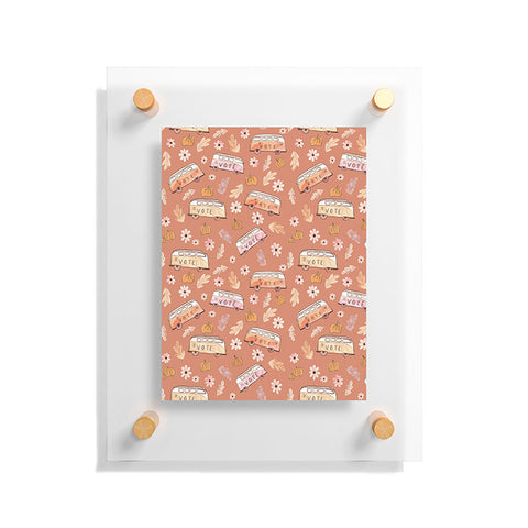 Dash and Ash Lets Vote Floating Acrylic Print