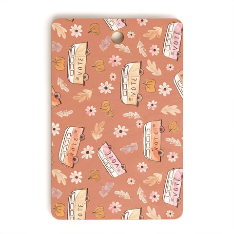 Dash and Ash Lets Vote Cutting Board Rectangle