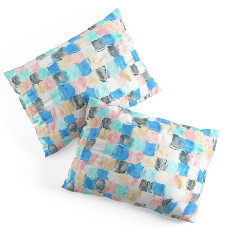 Dash and Ash Light Rain Pillow Shams