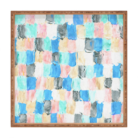 Dash and Ash Light Rain Square Tray