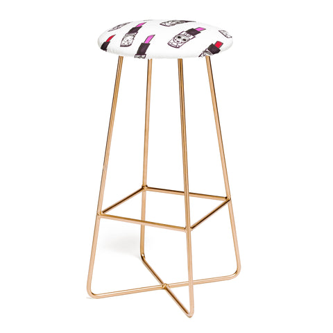 Dash and Ash Lipstick Attack Bar Stool