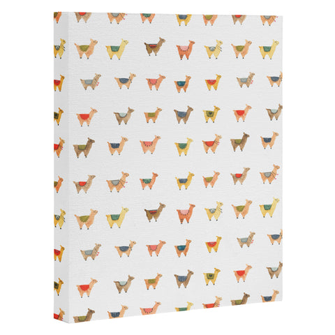 Dash and Ash Llama Llama Art Canvas