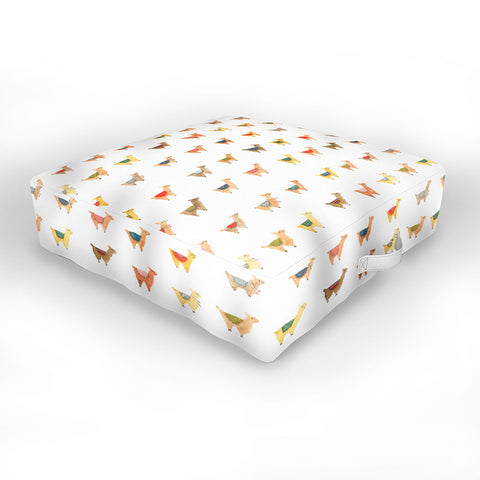 Dash and Ash Llama Llama Outdoor Floor Cushion