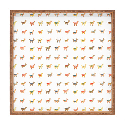 Dash and Ash Llama Llama Square Tray