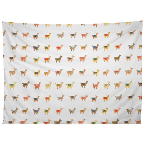 Dash and Ash Llama Llama Tapestry
