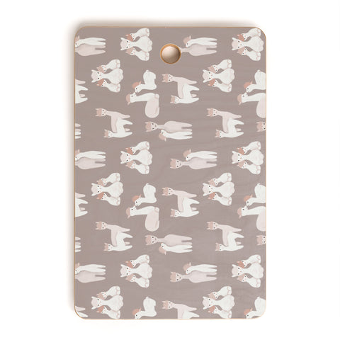 Dash and Ash Llamas and Their Mamas Cutting Board Rectangle