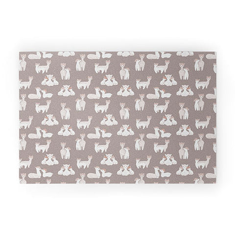 Dash and Ash Llamas and Their Mamas Welcome Mat