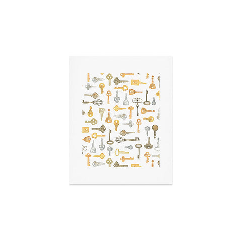 Dash and Ash Love Locked Art Print