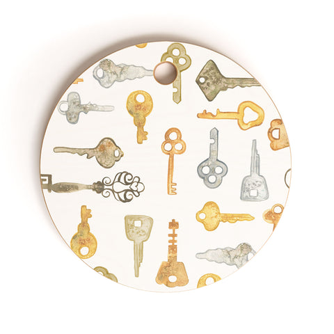 Dash and Ash Love Locked Cutting Board Round