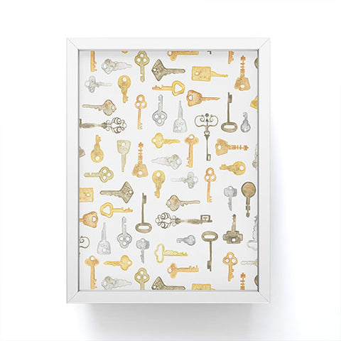 Dash and Ash Love Locked Framed Mini Art Print