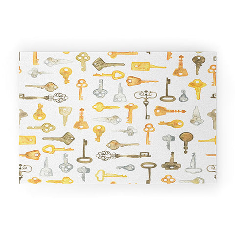 Dash and Ash Love Locked Welcome Mat