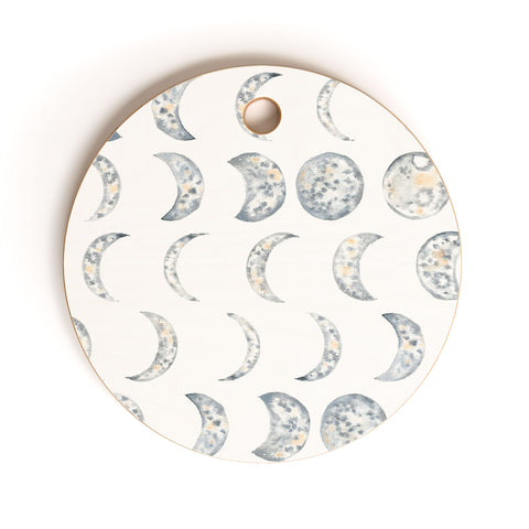 Dash and Ash Luna Kiss Cutting Board Round