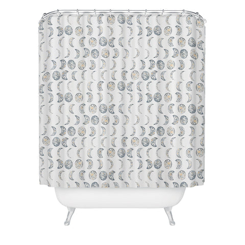 Dash and Ash Luna Kiss Shower Curtain