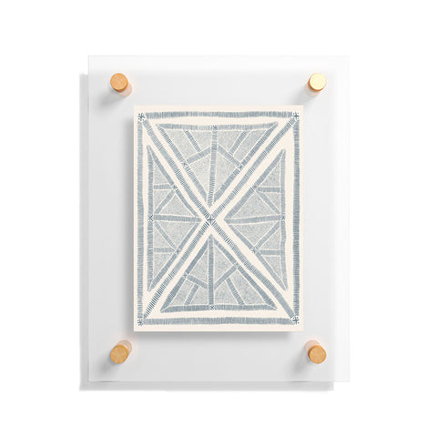 Dash and Ash Maria azul marino Floating Acrylic Print