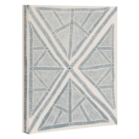 Dash and Ash Maria azul marino Art Canvas