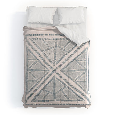 Dash and Ash Maria azul marino Comforter