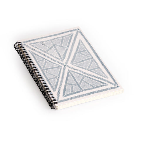 Dash and Ash Maria azul marino Spiral Notebook