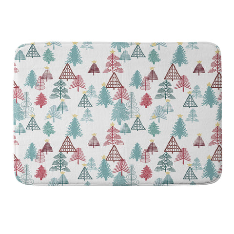 Dash and Ash Me Oh My Trees Memory Foam Bath Mat