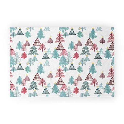 Dash and Ash Me Oh My Trees Welcome Mat