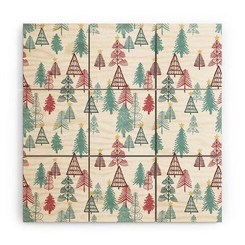 Dash and Ash Me Oh My Trees Wood Wall Mural