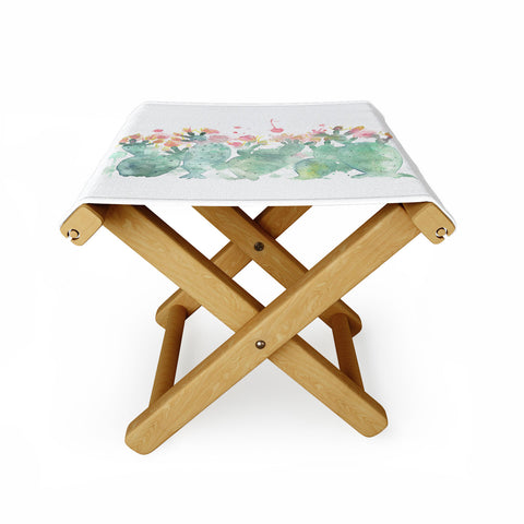 Dash and Ash Messy cactus Folding Stool