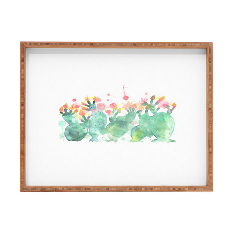 Dash and Ash Messy cactus Rectangular Tray