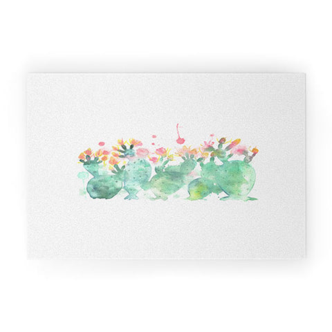 Dash and Ash Messy cactus Welcome Mat