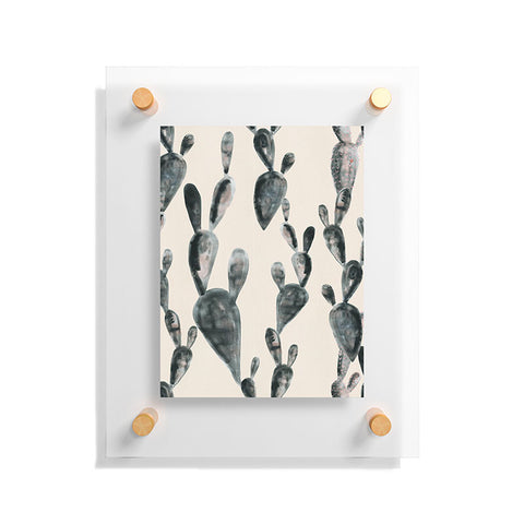 Dash and Ash Midnight Cacti Floating Acrylic Print