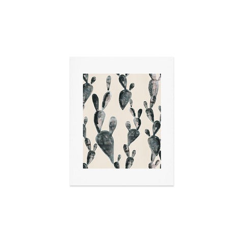 Dash and Ash Midnight Cacti Art Print