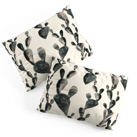Dash and Ash Midnight Cacti Pillow Shams