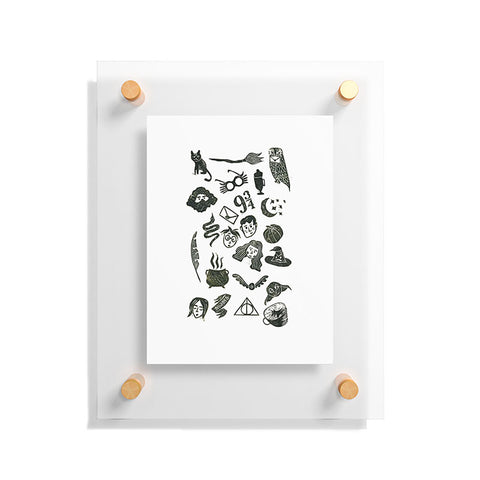 Dash and Ash Mischief Floating Acrylic Print