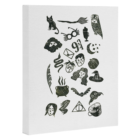 Dash and Ash Mischief Art Canvas